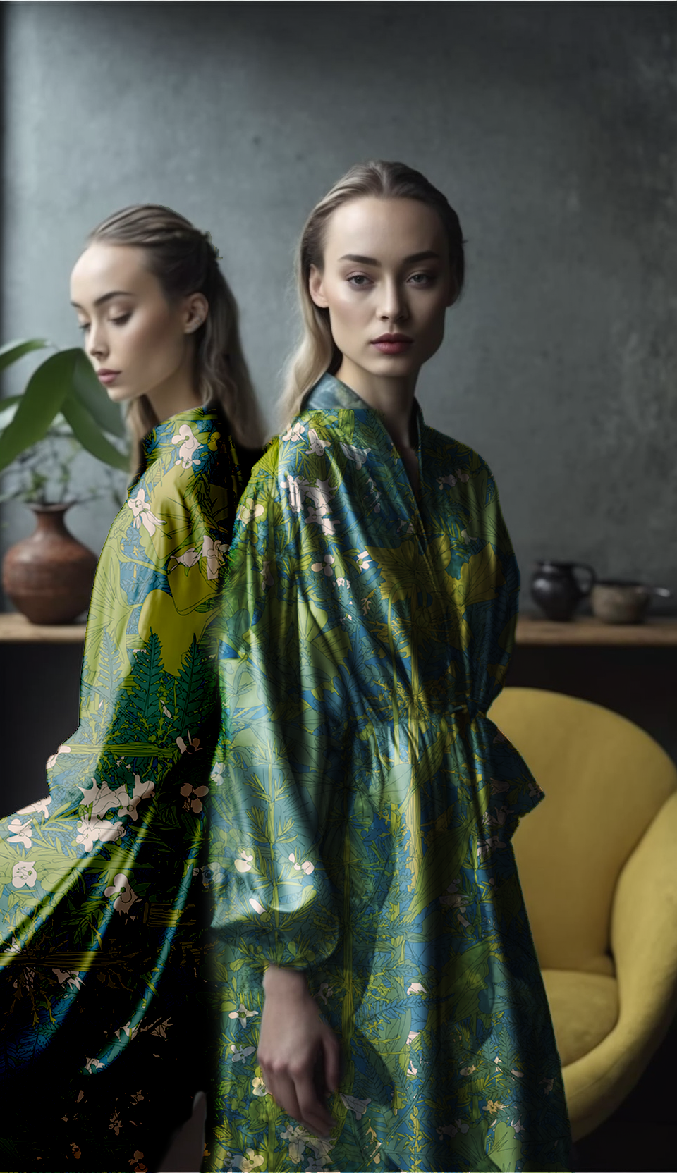 Satäänist kimono MA+KE lab x AI